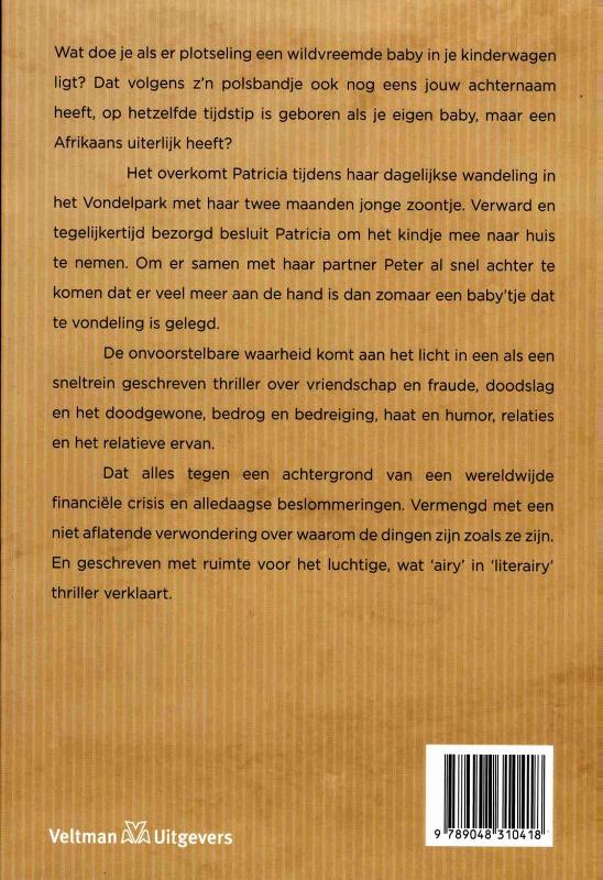 De vondeling achterkant