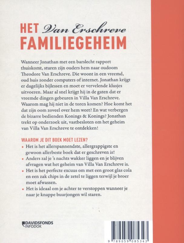 Het Van Erschreve familiegeheim achterkant