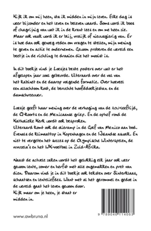 Loesje Jaaroverzicht 2010 achterkant
