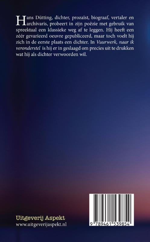 Vuurwerk, naar ik veronderstel achterkant