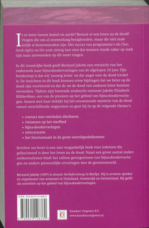 Berichten van boven achterkant