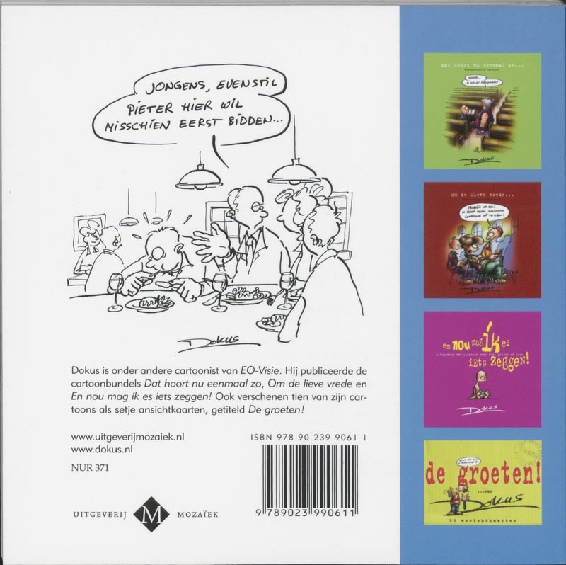 Wat zullen de mensen zeggen? / Kerkmensen in cartoons / 2 achterkant