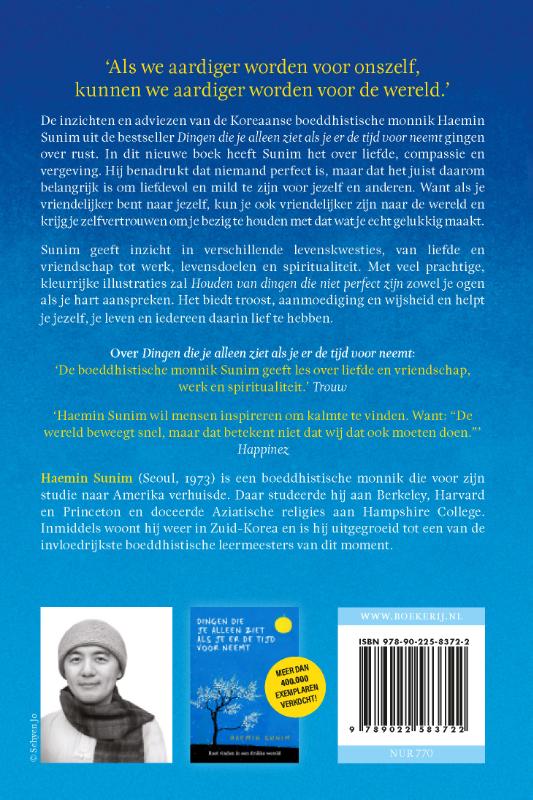 Houden van dingen die niet perfect zijn achterkant