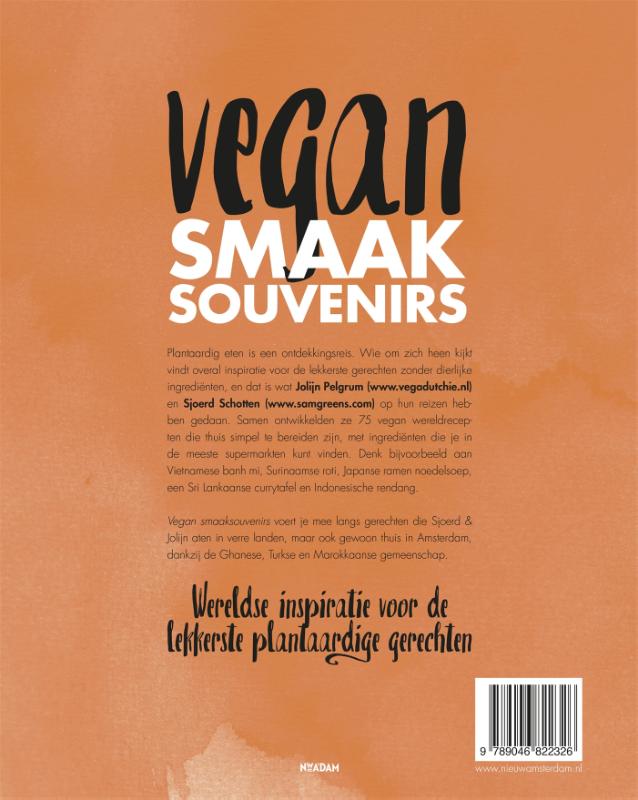 Vegan smaaksouvenirs achterkant