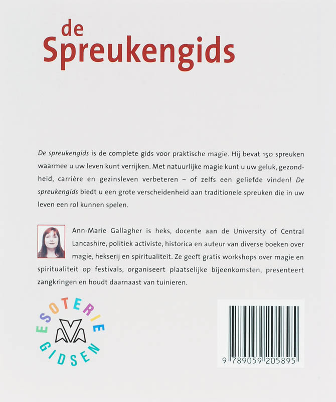 De spreukengids achterkant