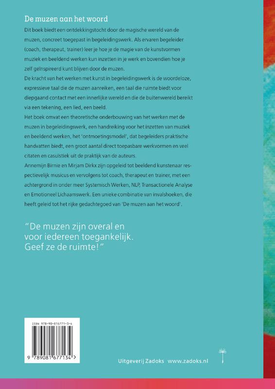 De muzen aan het woord achterkant