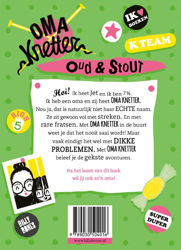 Oud en stout / Oma Knetter / 1 achterkant