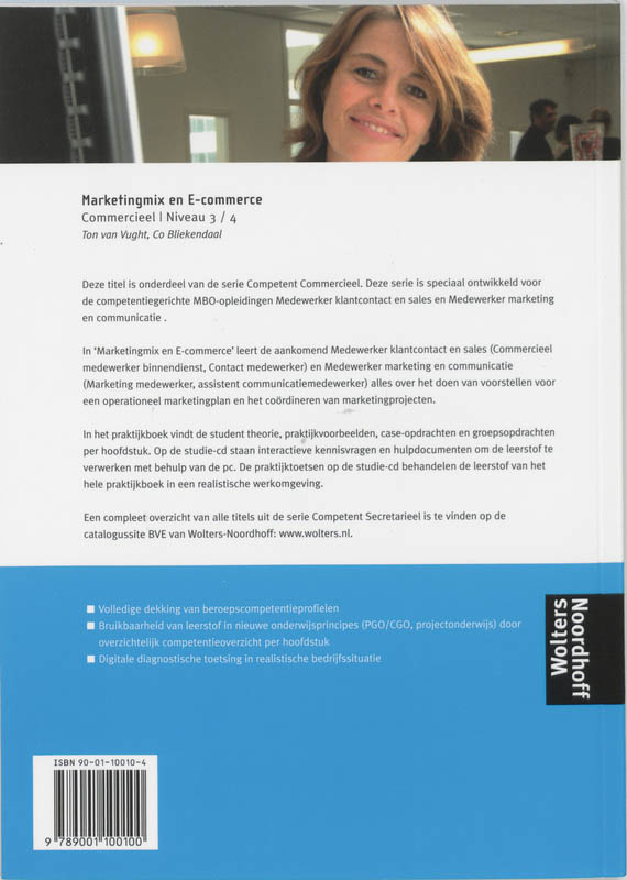 Competent Commercieel Marketingmix en e-commerce niveau 3-4 achterkant