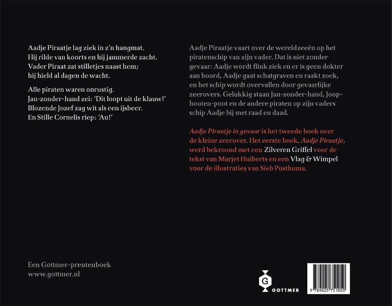 Aadje Piraatje in gevaar / Aadje Piraatje achterkant
