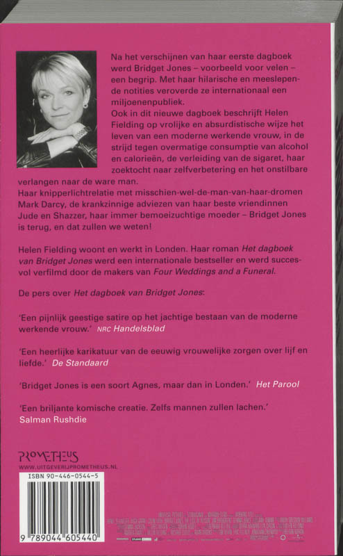 Bridget Jones Het Nieuwe Dagboek achterkant