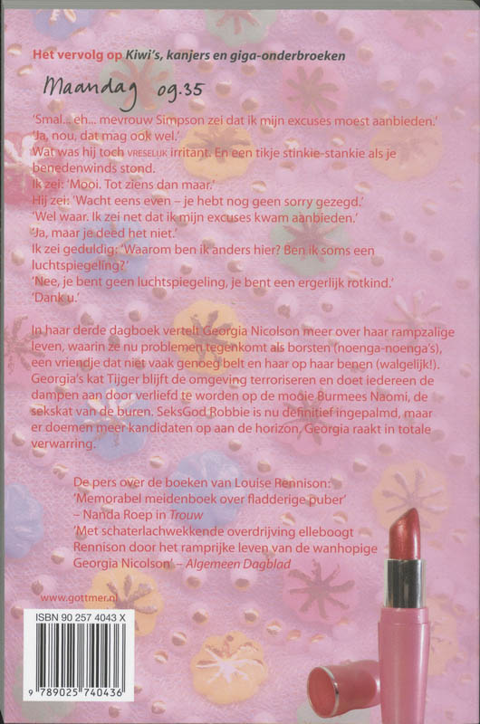 Neefjes, nymfo's en noenga-noenga's achterkant