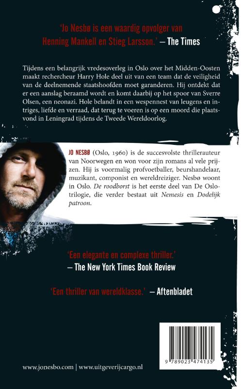 De roodborst / Harry Hole / 3 achterkant