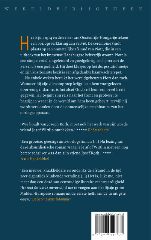 Het zout der aarde achterkant