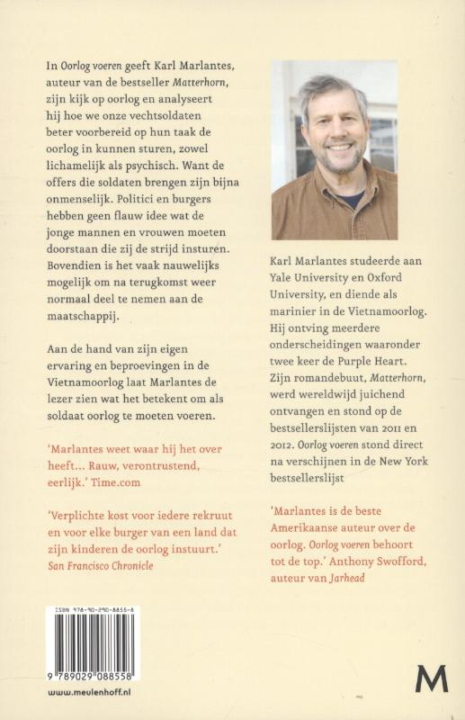 Oorlog voeren achterkant