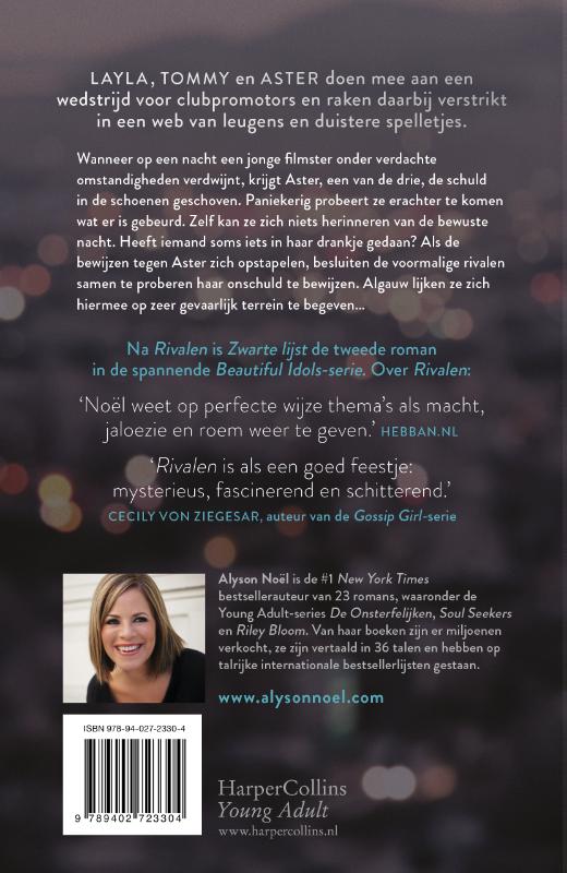 Zwarte lijst achterkant