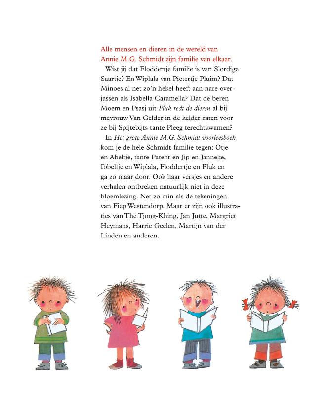 Het grote Annie M.G. Schmidt voorleesboek achterkant
