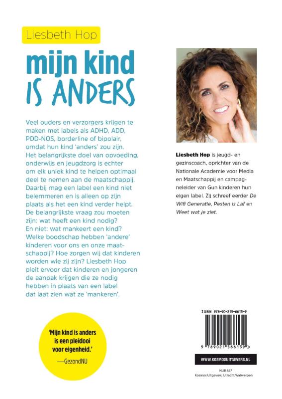 Mijn kind is anders achterkant