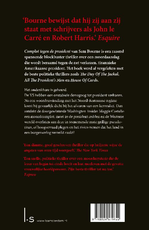 Complot tegen de president achterkant