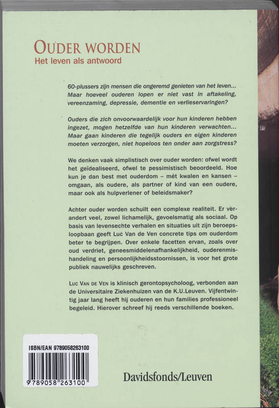 Ouder worden achterkant