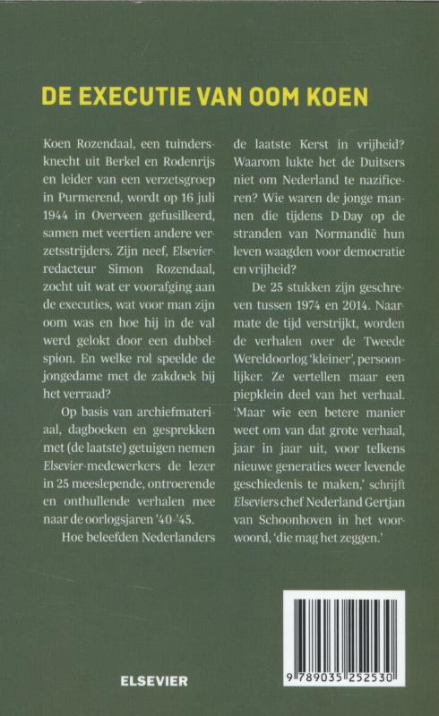 De executie van oom Koen achterkant