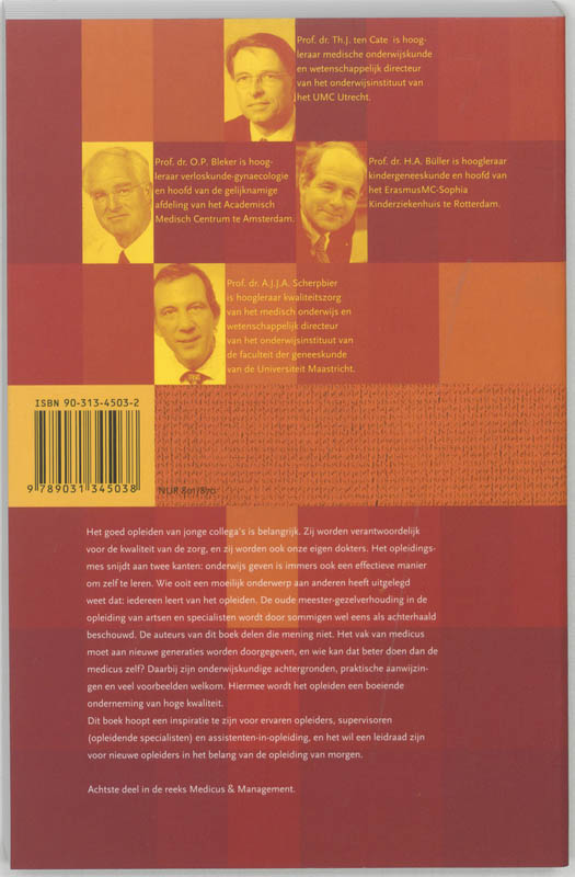 Opleiden van medisch specialisten / Medicus & Management achterkant