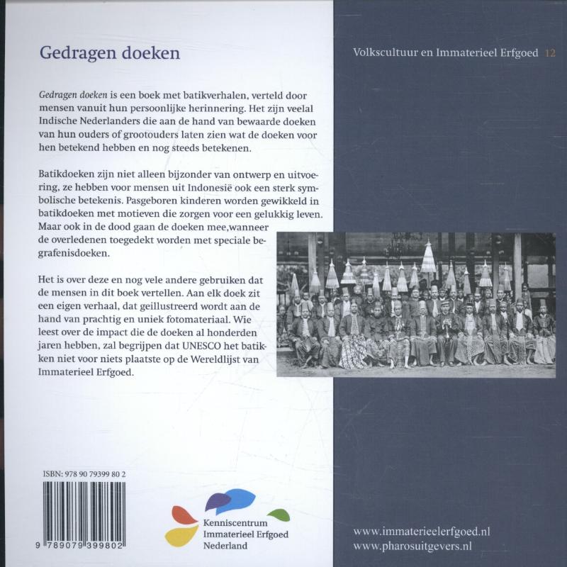 Volkscultuur en Immaterieel Erfgoed 12 -   Gedragen doeken achterkant