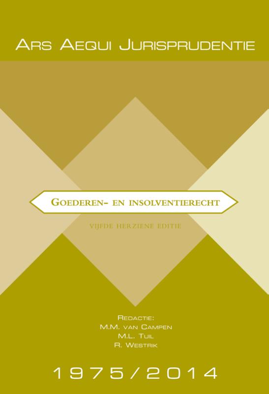 Jurisprudentie Goederen- & insolventierecht 1975-2014 / Ars Aequi Jurisprudentie