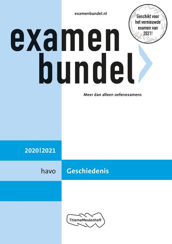 Examenbundel havo Geschiedenis 2020/2021