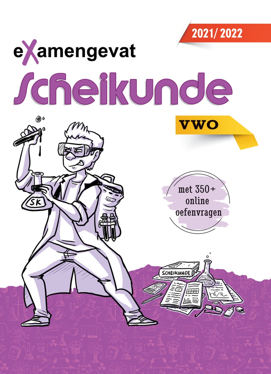 eXamengevat Scheikunde VWO 2022-2023 (examenstofbundel en toegang online oefenplatform met 350 vragen)!