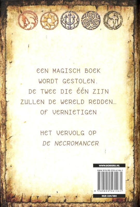 Warlock / Nicolas Flamel achterkant