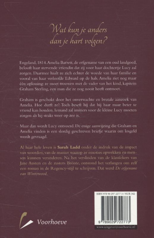 De erfgename van Winterwood achterkant