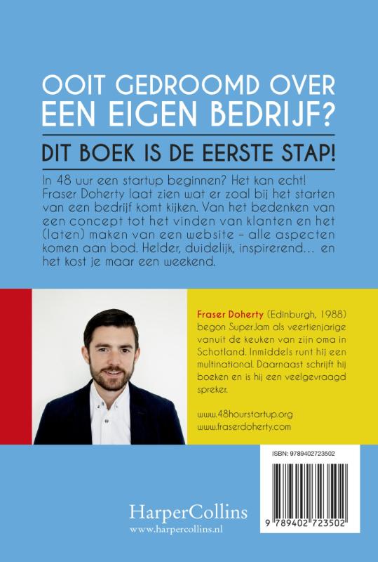 Startup in 48 uur achterkant