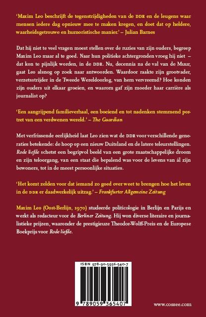 Rode liefde achterkant