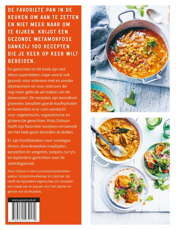 Slow cooked healthy achterkant