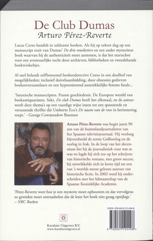 De club Dumas achterkant