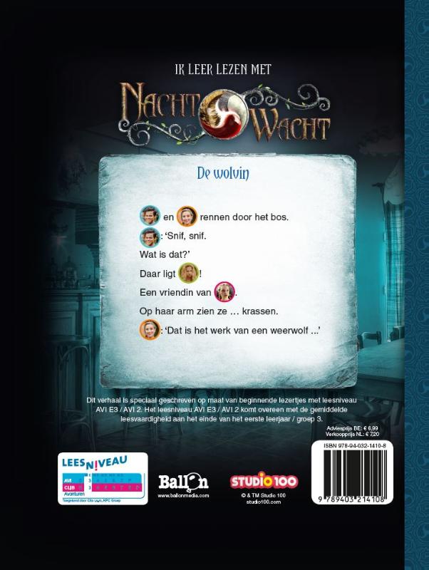 De wolvin / Nachtwacht AVI achterkant