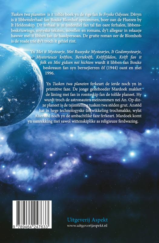 Tusken twa planeten / In Fryske Odyssee / 12 achterkant
