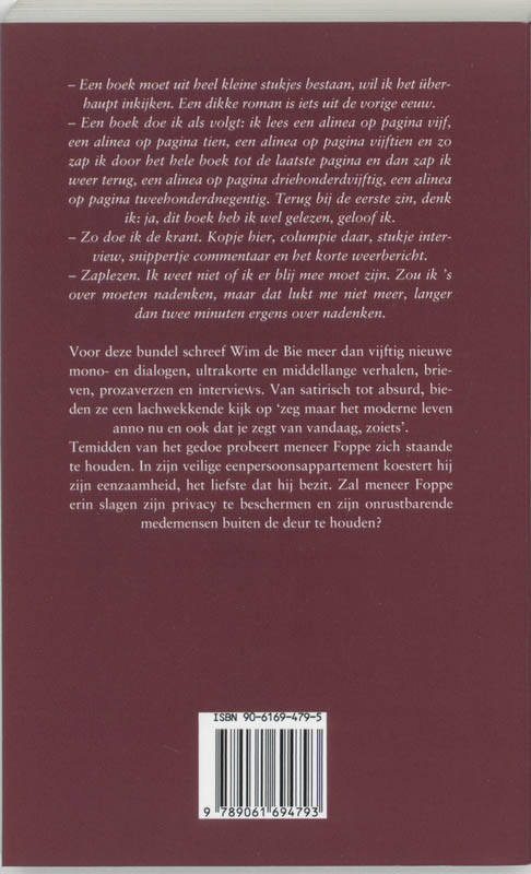 Meneer Foppe in zijn blootje achterkant