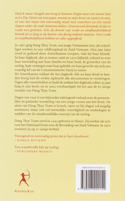 Dagen Van Vuur achterkant