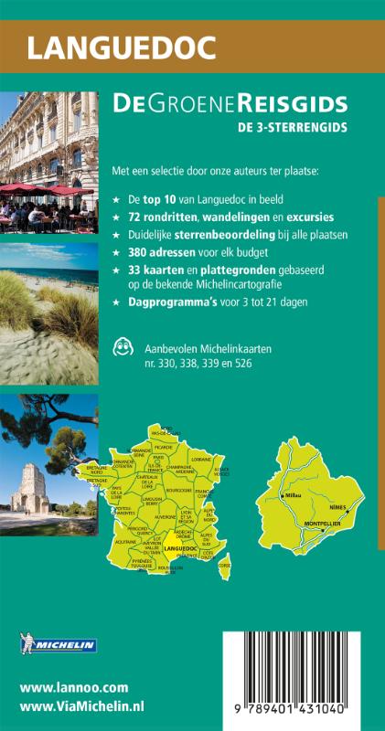 De Groene Reisgids  -   Languedoc achterkant