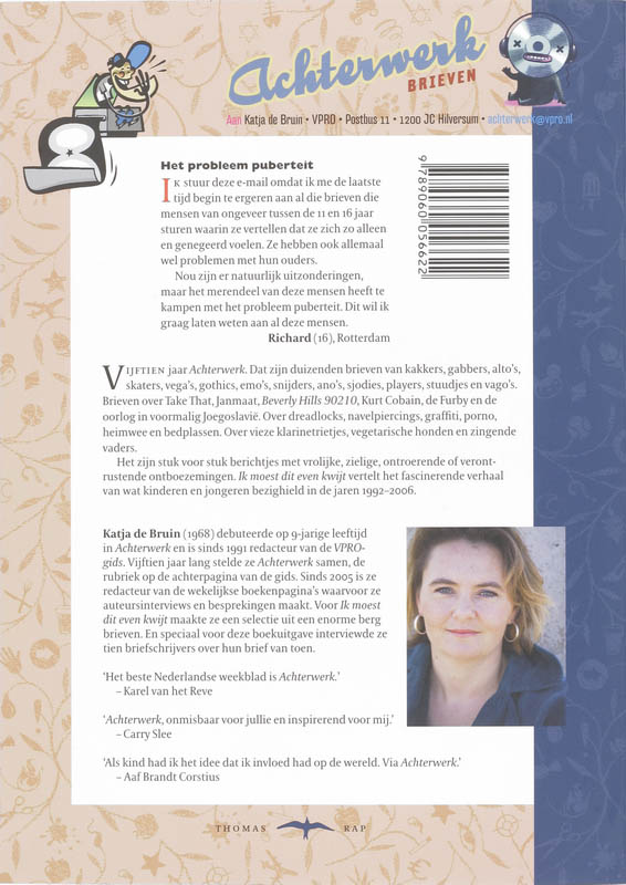 Ik Moest Dit Even Kwijt achterkant