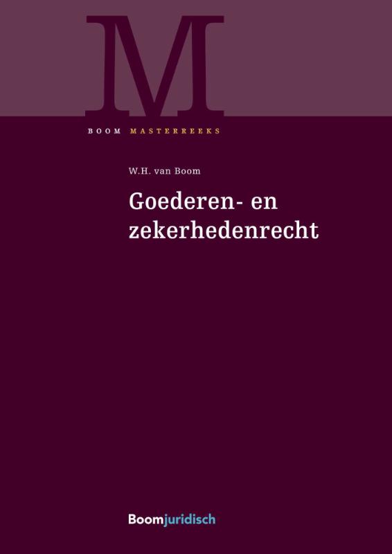 Goederen- & zekerhedenrecht / Boom Juridische studieboeken