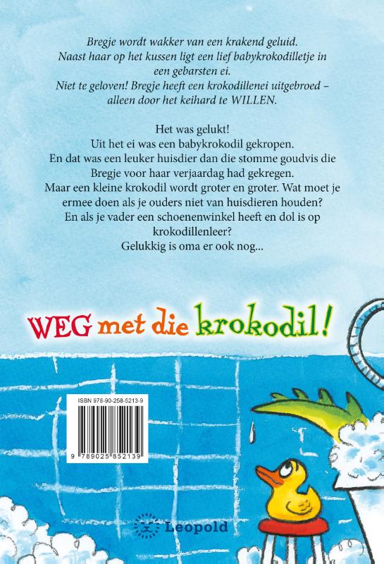 Weg met die krokodil! achterkant