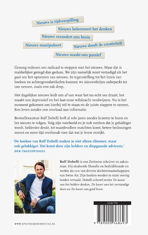 Het nieuwsdieet achterkant