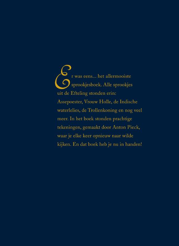 Sprookjesboek van De Efteling achterkant