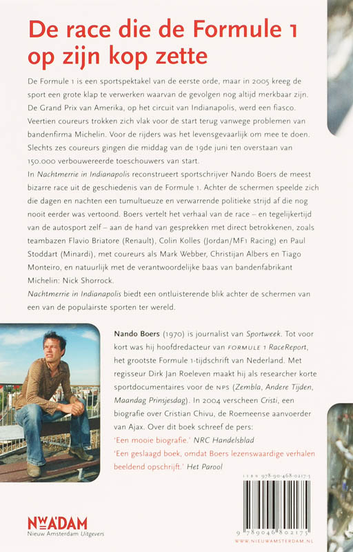 Nachtmerrie In Indianapolis achterkant