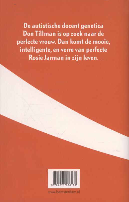 Het Rosie project achterkant
