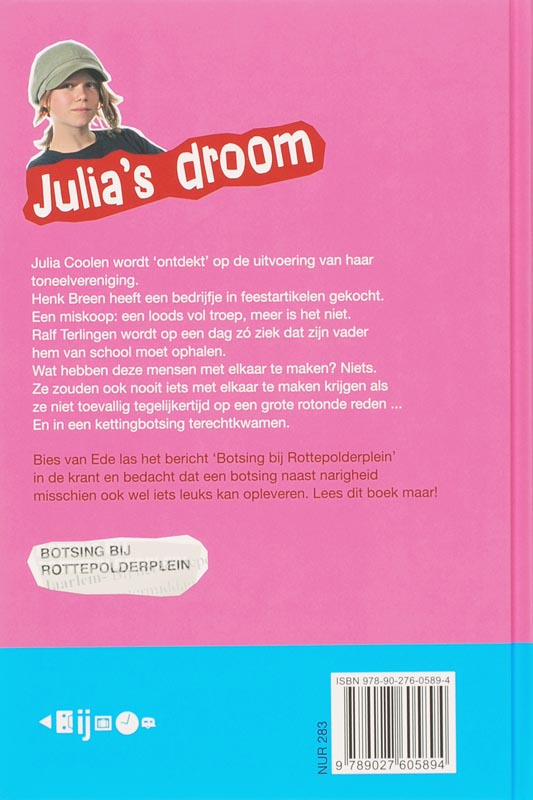 Julia's droom / Nieuws! achterkant