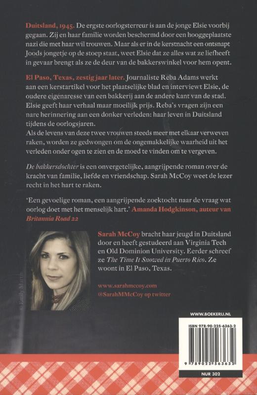 De bakkersdochter achterkant