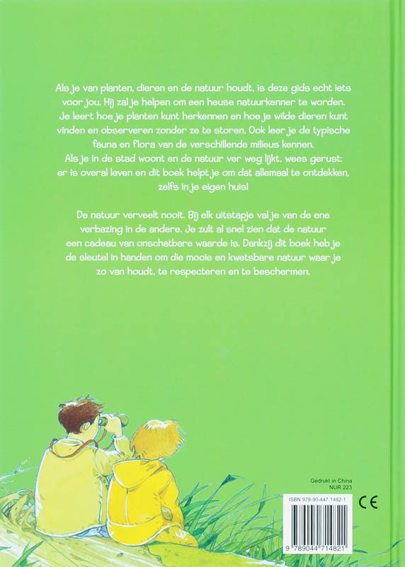 De grote natuurgids voor de jeugd achterkant